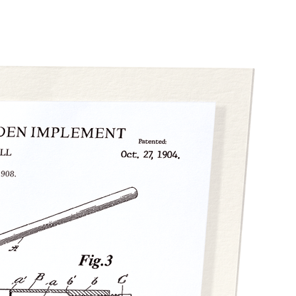 PATENT OF GARDEN IMPLEMENT (1904): Patent Art Print