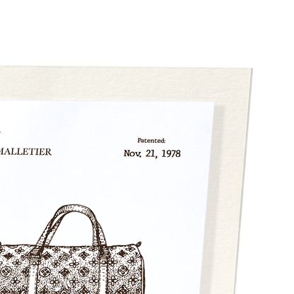 PATENT OF BAG (1978): Patent Art Print