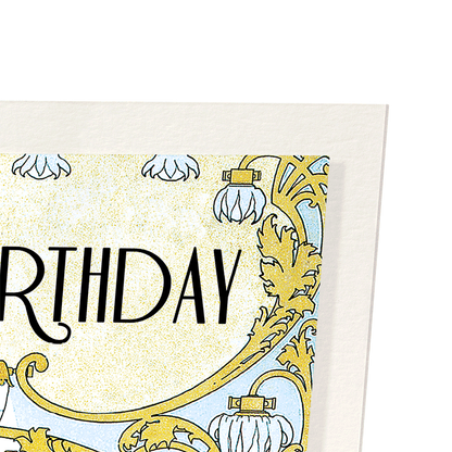 HAPPY BIRTHDAY: Vintage Art Print