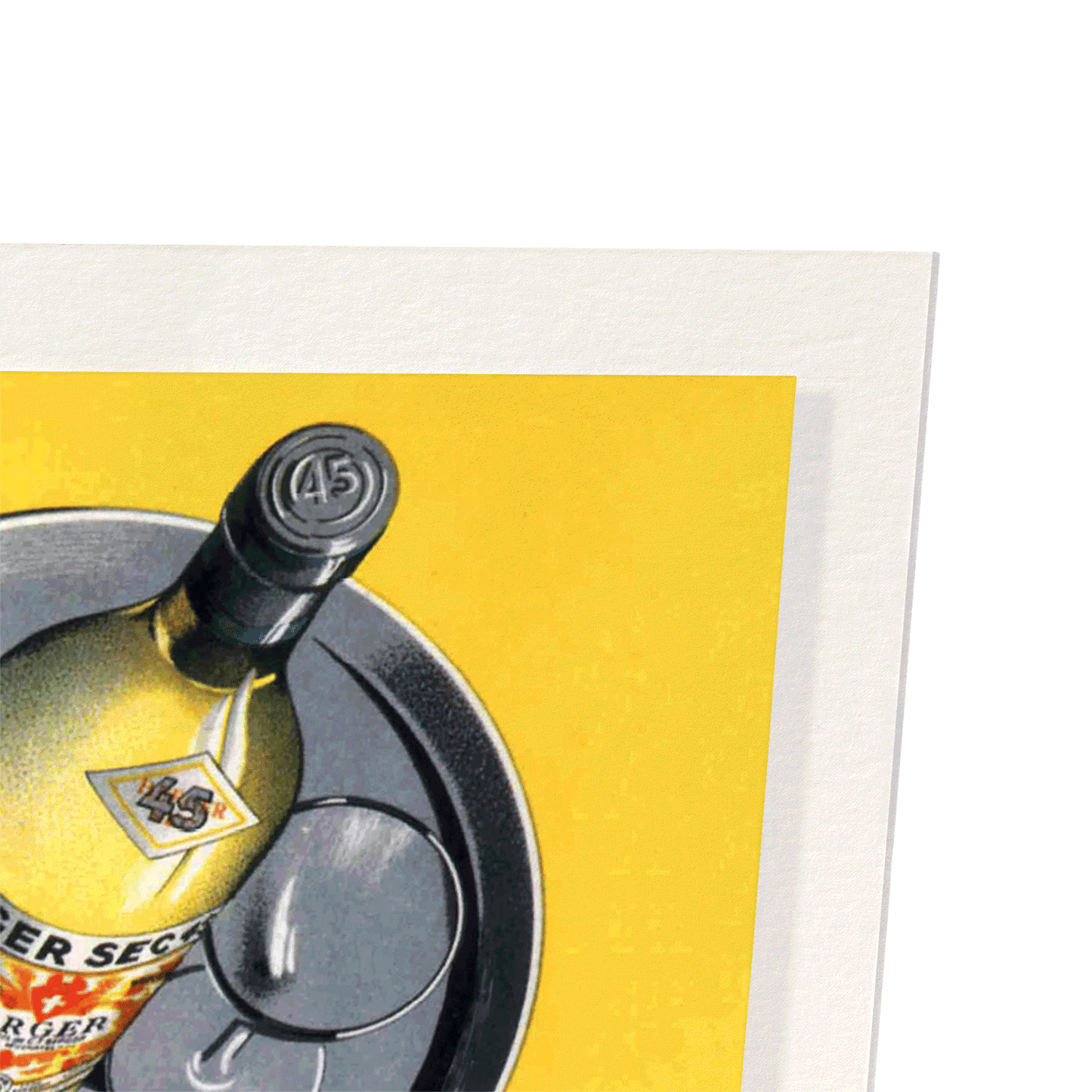 BIRTHDAY WAITER: Vintage Art Print