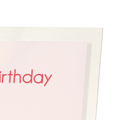 BIRTHDAY WISHES: Vintage Art Print