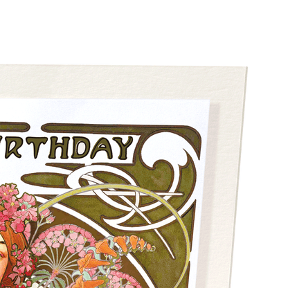 HAPPY BIRTHDAY: Vintage Art Print
