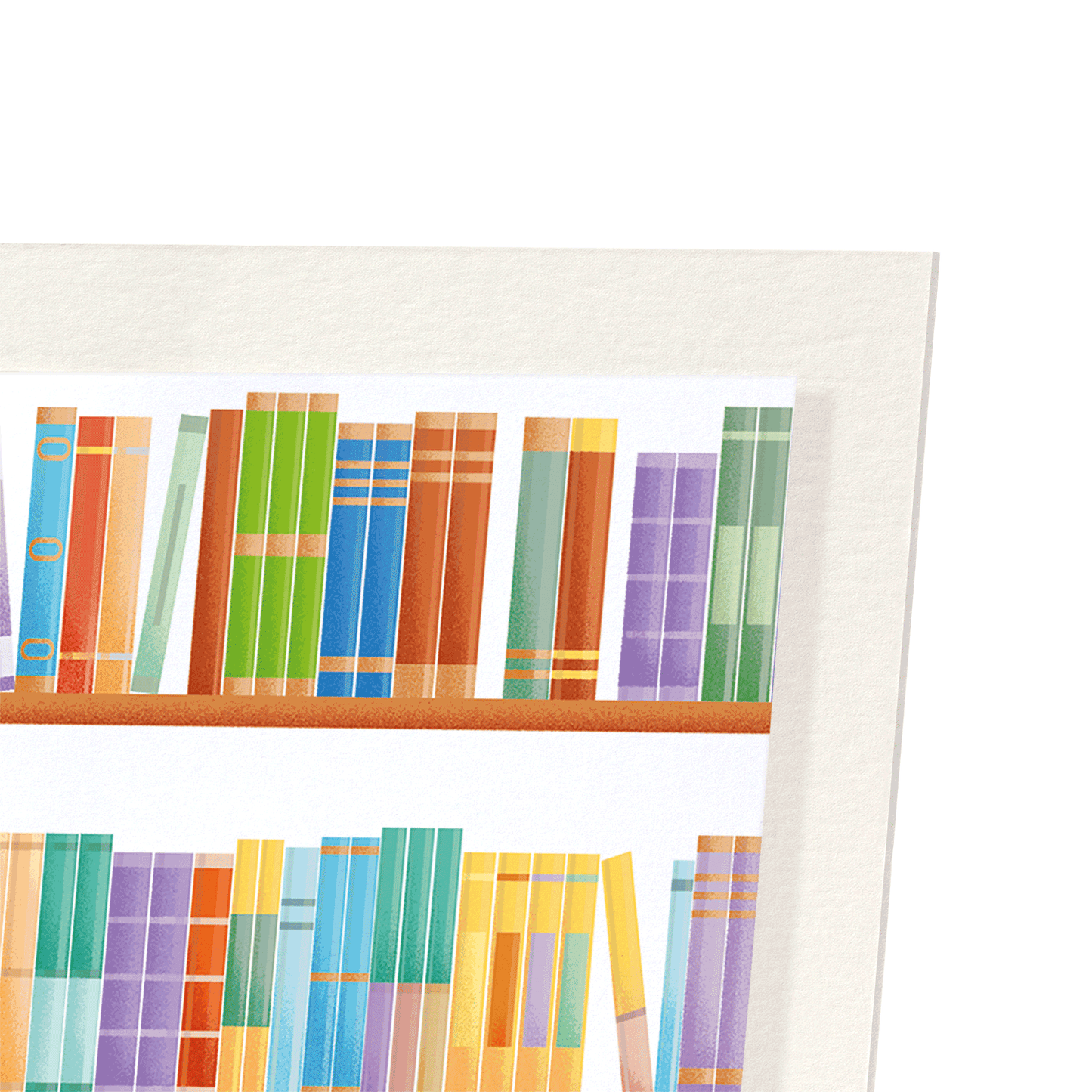 RAINBOW LIBRARY: Modern deco Art Print