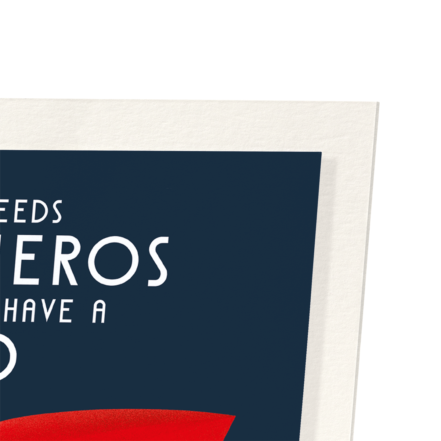 DAD SUPERHERO: Modern deco Art Print