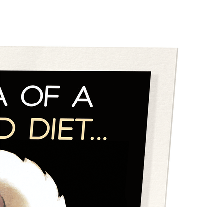 A BALANCED DIET: Vintage Art Print