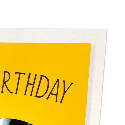 BIRTHDAY TOP HAT: Vintage Art Print