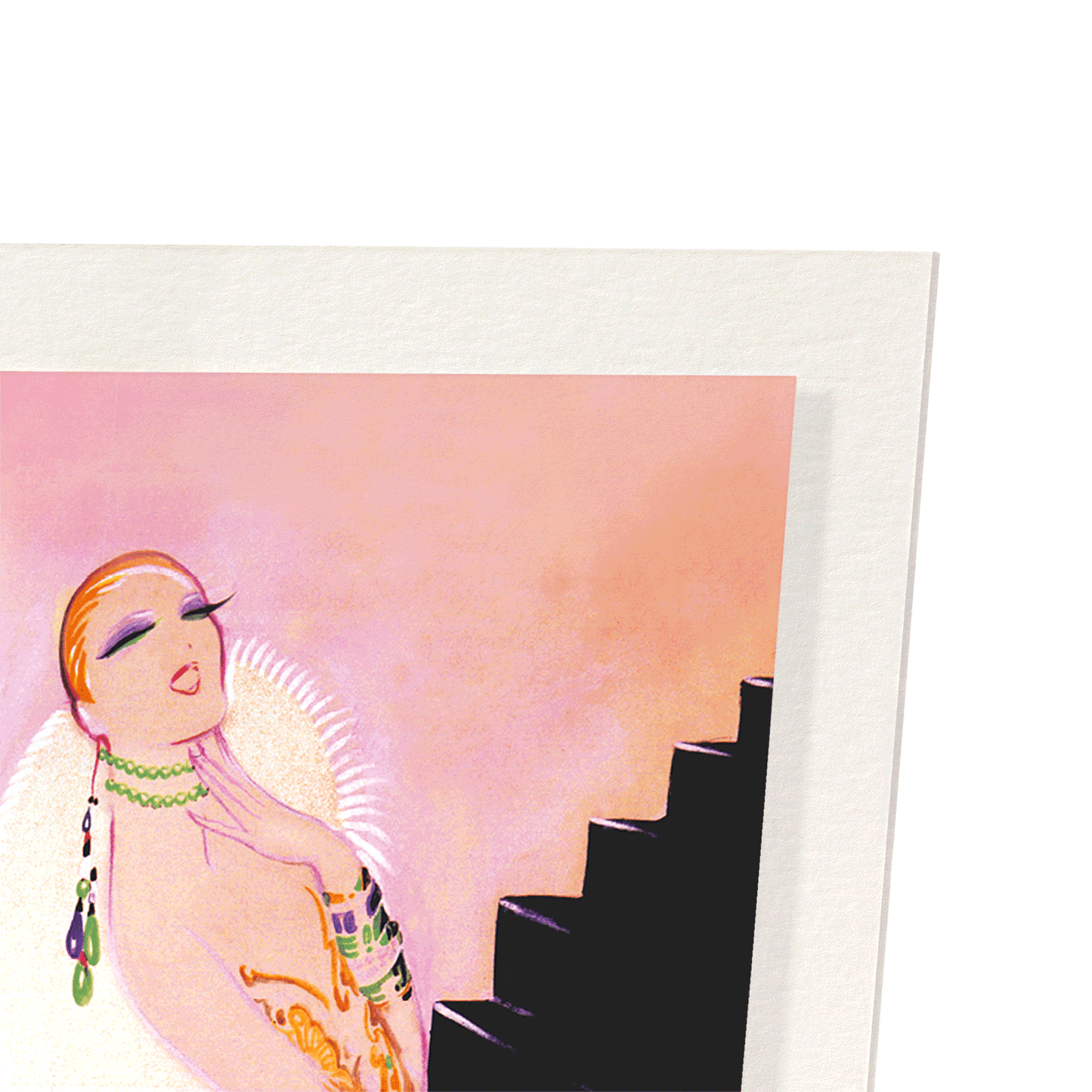LIFE IS A JOURNEY: Vintage Art Print