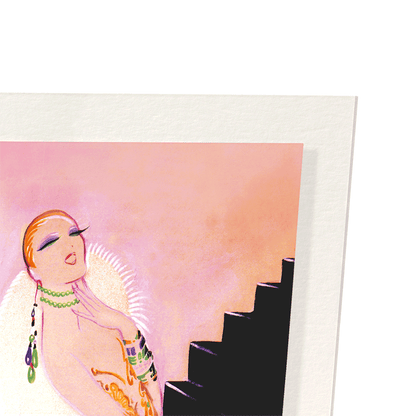 LIFE IS A JOURNEY: Vintage Art Print