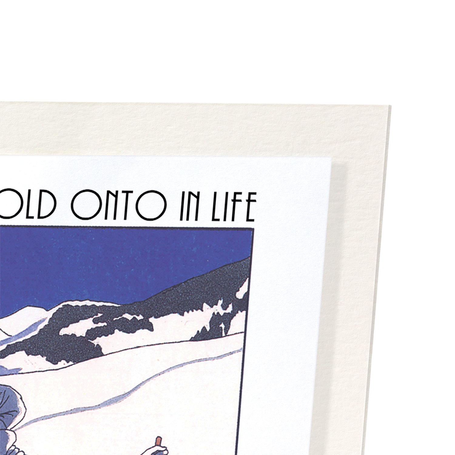 HOLD ONTO EACH OTHER: Vintage Art Print