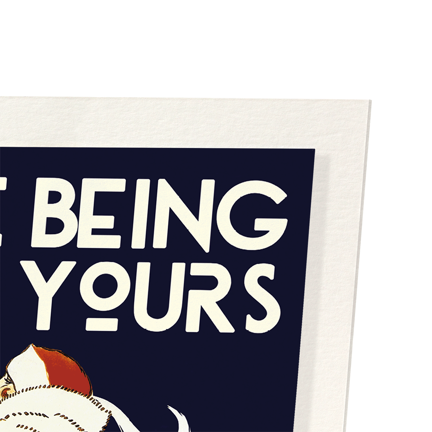 I LOVE BEING YOURS: Vintage Art Print