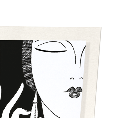ONE SHOULD BE A WORK OF ART: Vintage Art Print