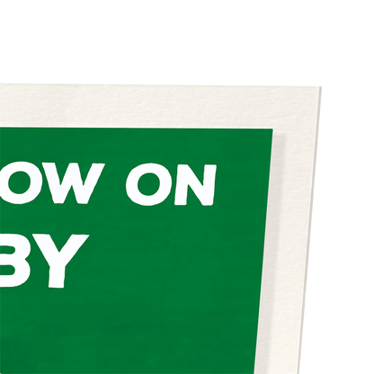 BOW ON BABY: Vintage Art Print