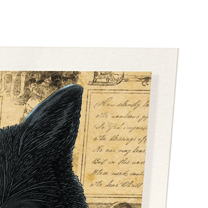 MEOWY CHRISTMAS: Vintage Art Print