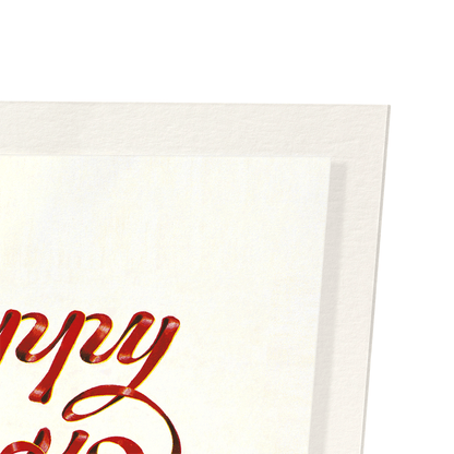 BIRTHDAY CHAMPAGNE: Vintage Art Print