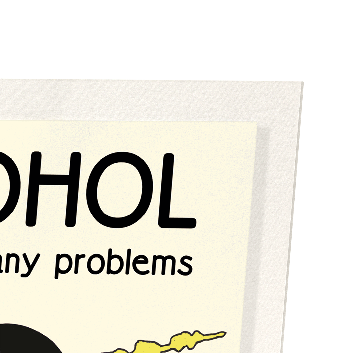 ALCOHOL AND PROBLEM SOLVING: Vintage Art Print