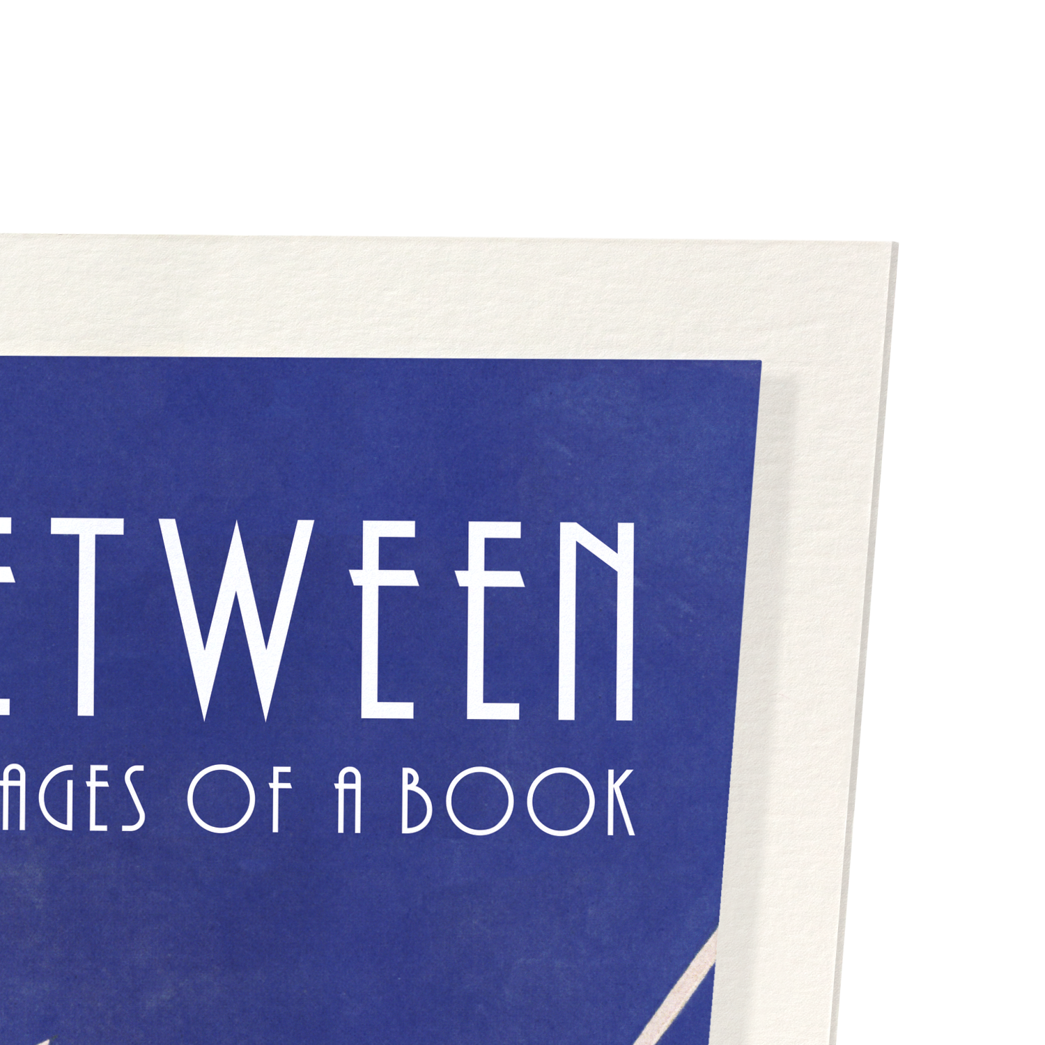 BETWEEN THE PAGES OF A BOOK: Vintage Art Print