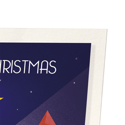 CHRISTMAS DECO CITY: Modern deco Art Print