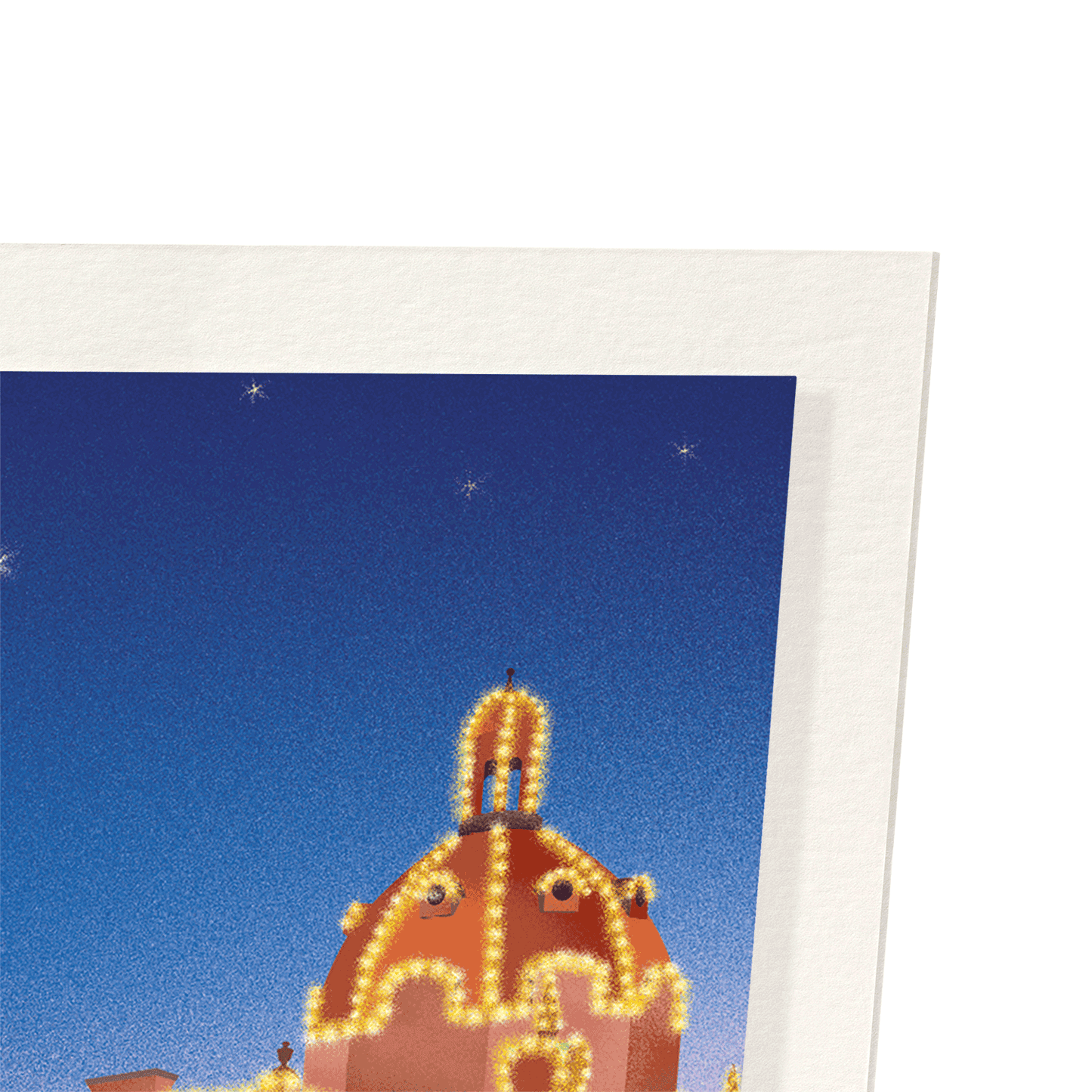 HARRODS AT NIGHT: Modern deco Art Print