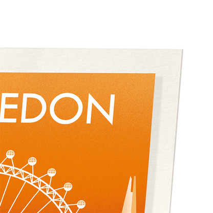 WIMBLEDON TENNIS: Modern deco Art Print