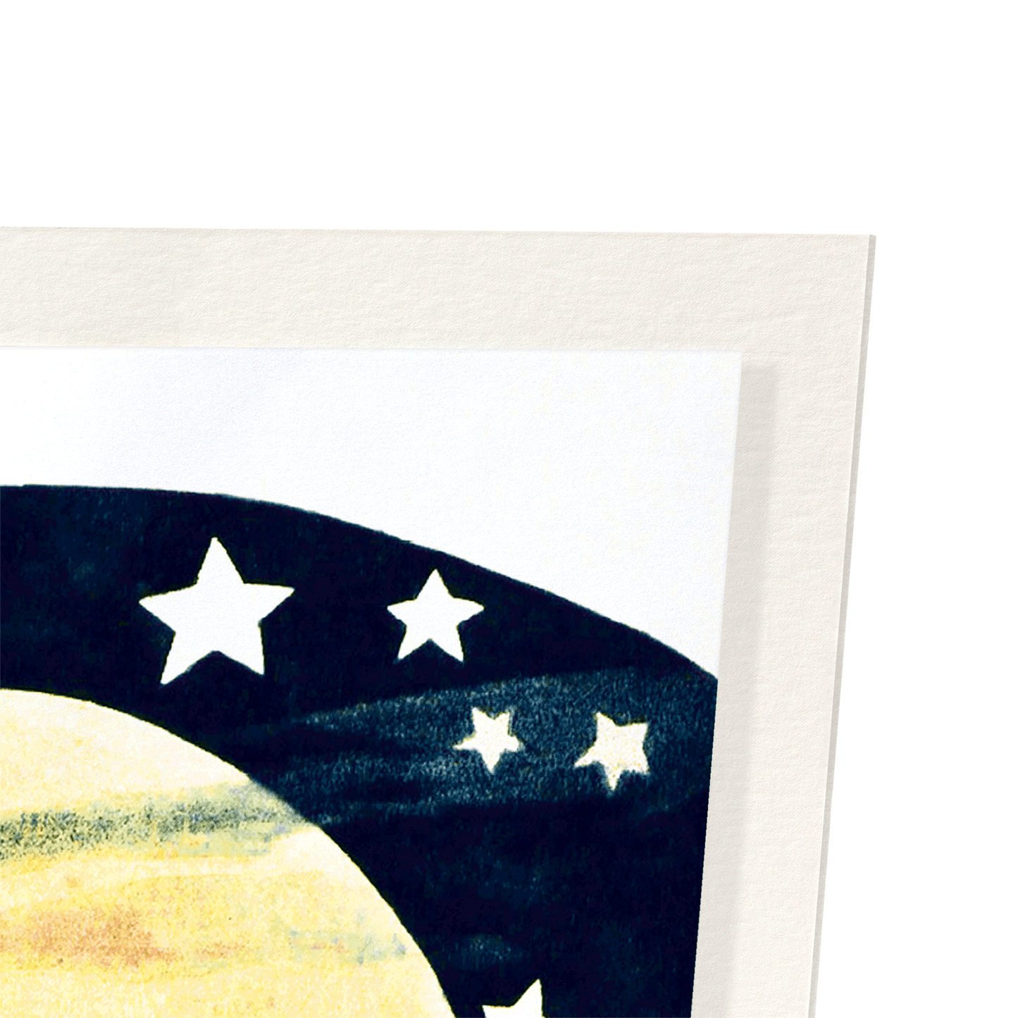 EVEN THE MOON READS: Vintage Art Print