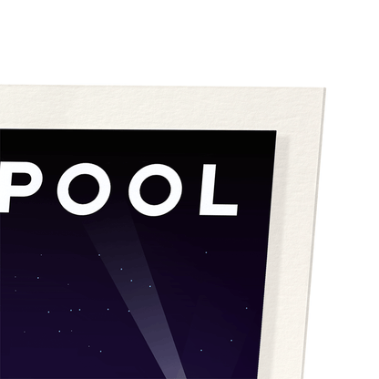 LIVERPOOL NIGHT DECO: Modern deco Art Print