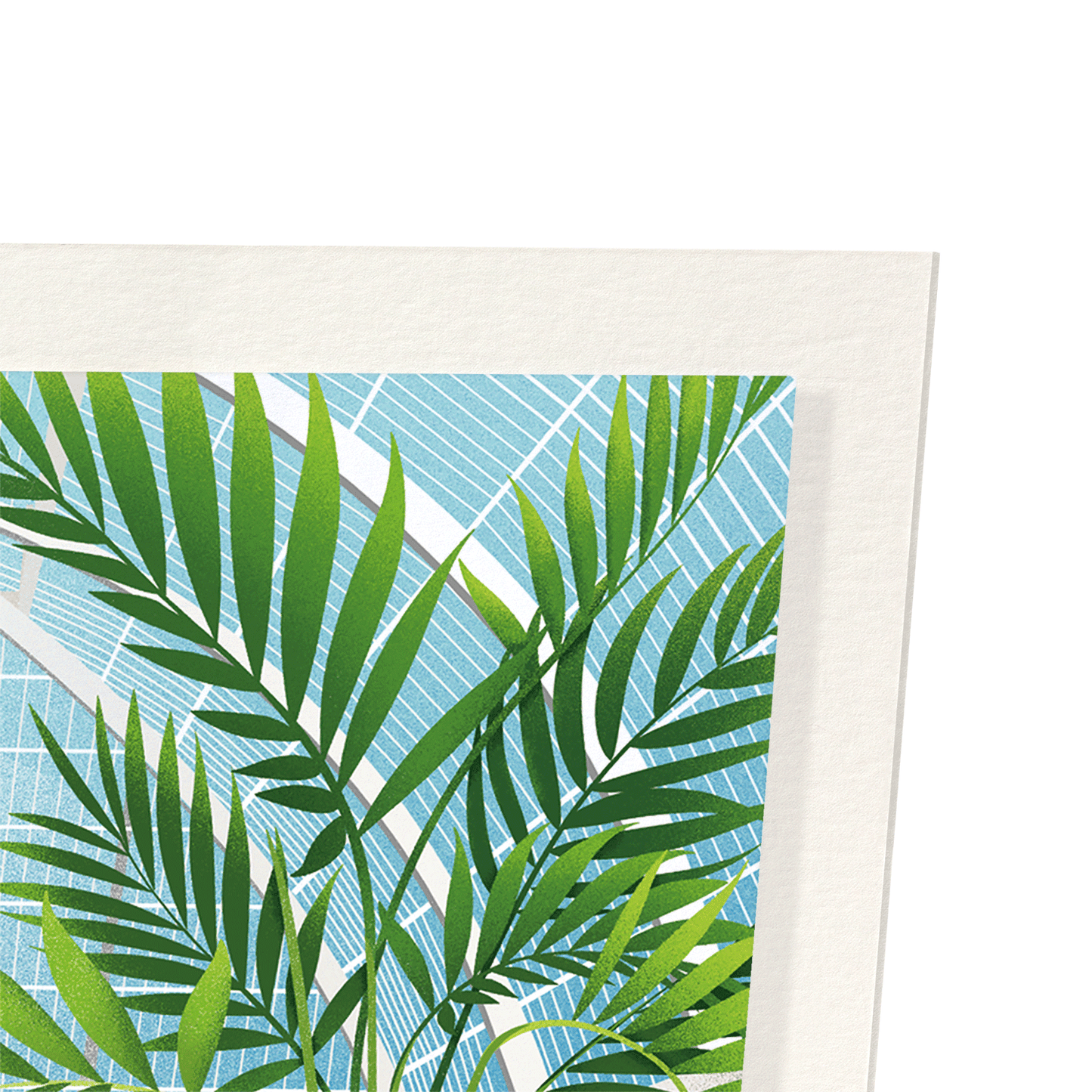 KEW DECO PALM HOUSE: Modern deco Art Print